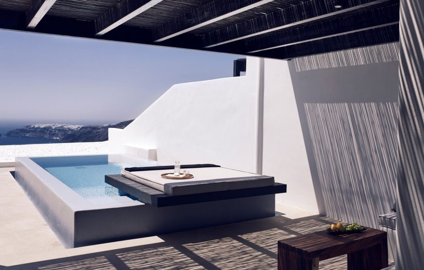 Suite with Pool and Caldera Sunset View